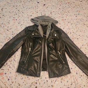 Black leather jacket from Wilson's Leather